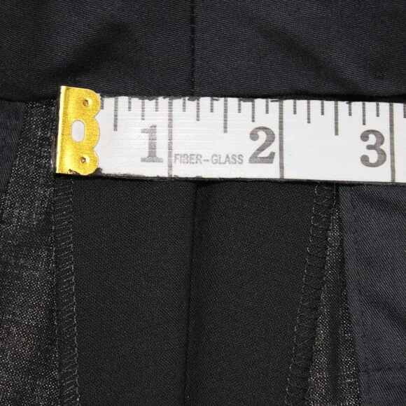 Sartore NWT Dress Pants Size 33 US Antonio in Solid Black Wool Blend